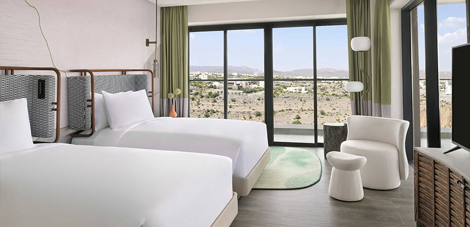 Two Bedroom Canyon View Terrace Suite - Hotel Indigo Jabal Akhdar Resort & Spa by IHG