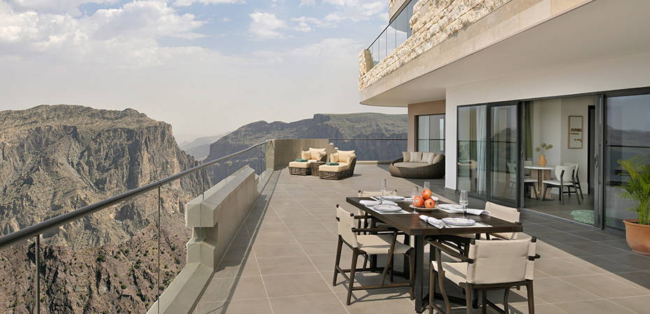 Two Bedroom Canyon View Terrace Suite - Hotel Indigo Jabal Akhdar Resort & Spa by IHG
