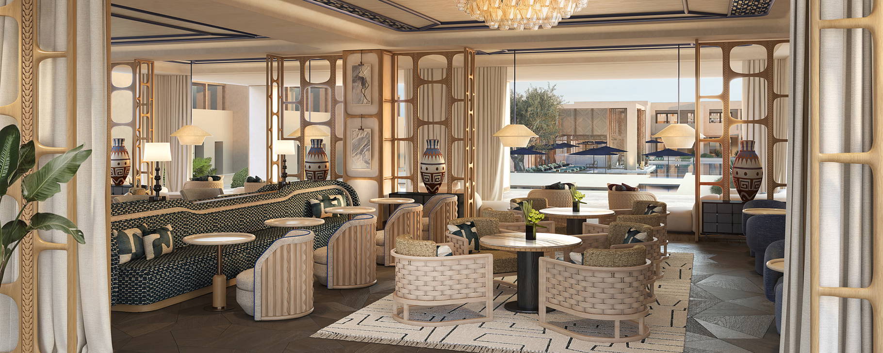 Lobby Lounge - Amoh, a Luxury Collection Resort, Rhodes