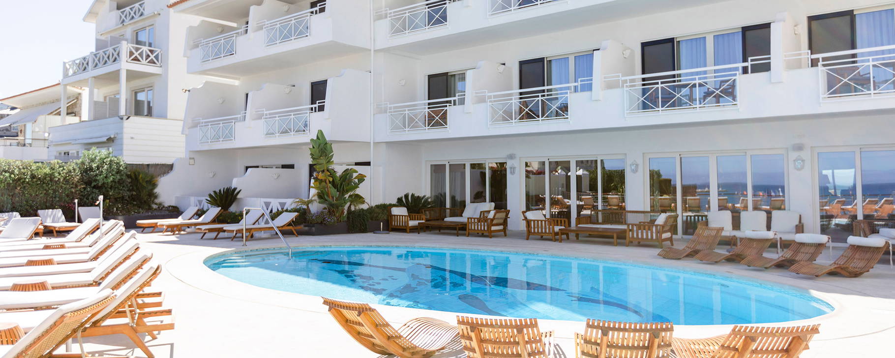 Poolanlage - Hotel Albatroz Cascais