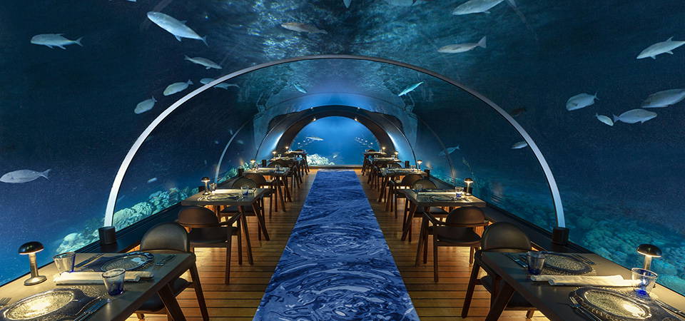 Undersea Restaurant - Hurawalhi Island Resort