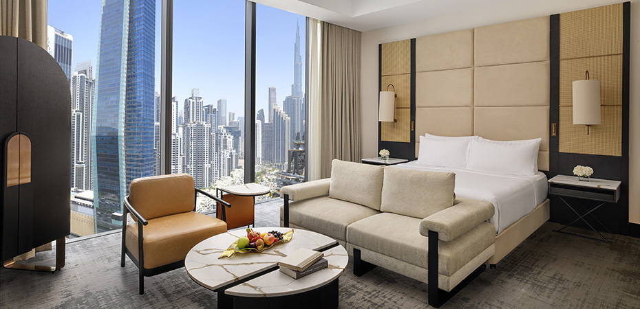 Luxury Burj Khalifa View Room - Anantara Downtown Dubai Hotel