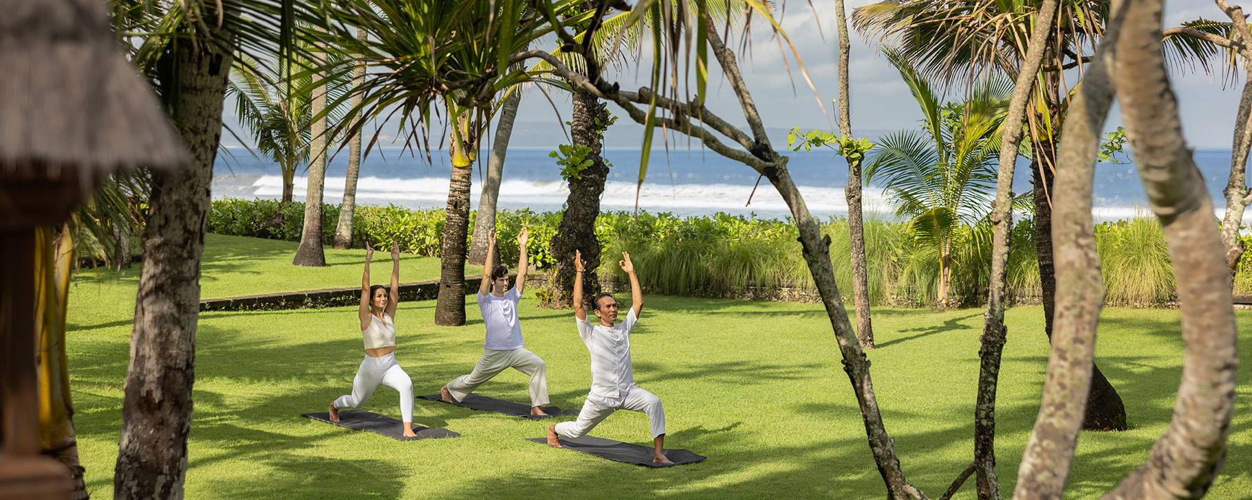 Yoga - The Oberoi Beach Resort, Bali