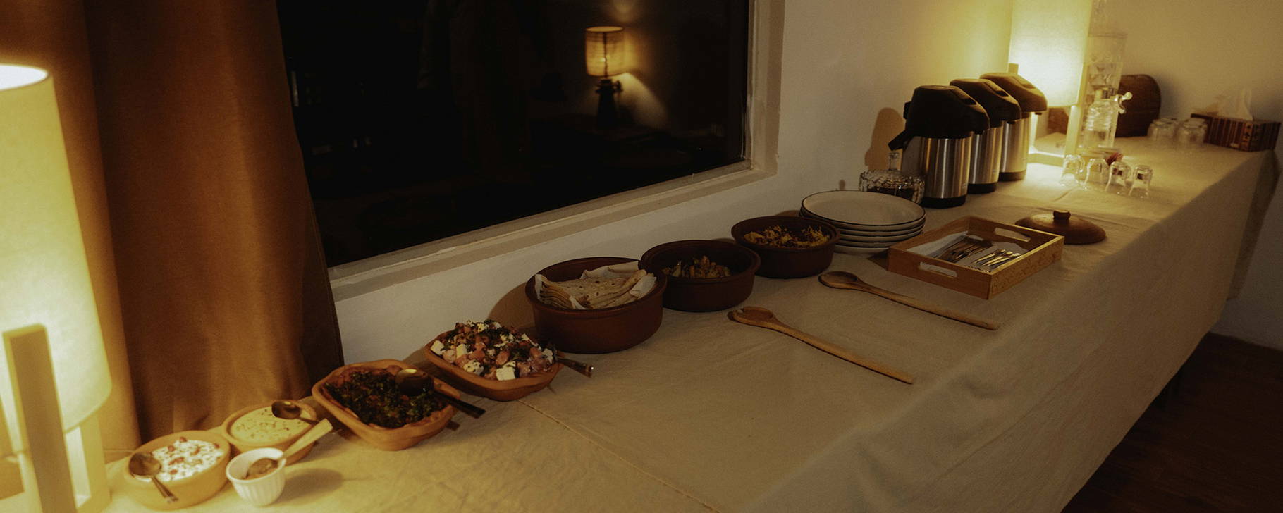 Abendessen - Silent Dunes Camp