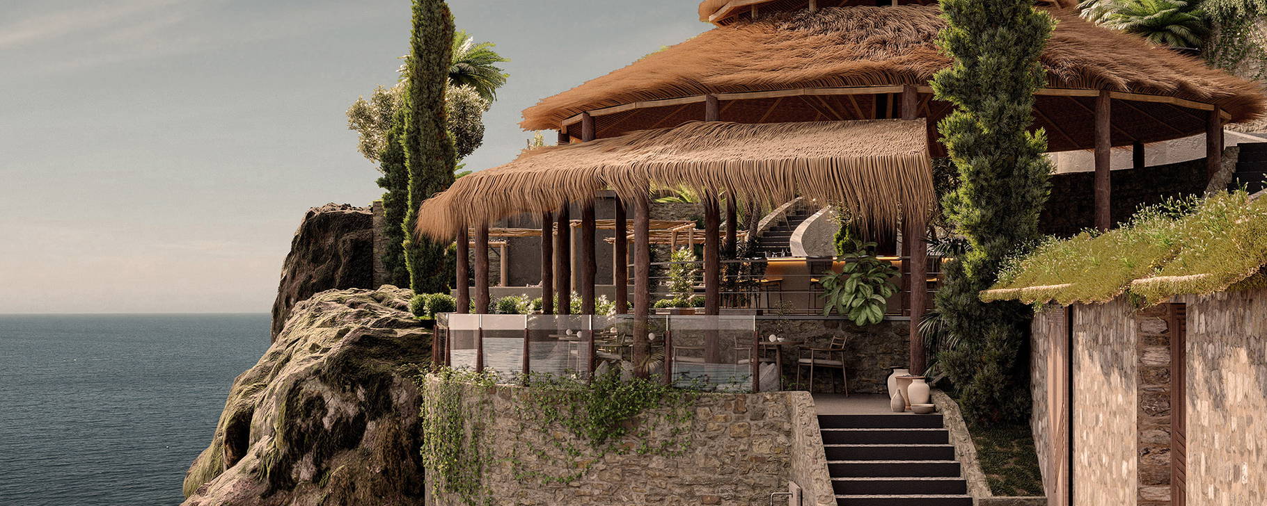 Weg zum Strand - OKU Bodrum