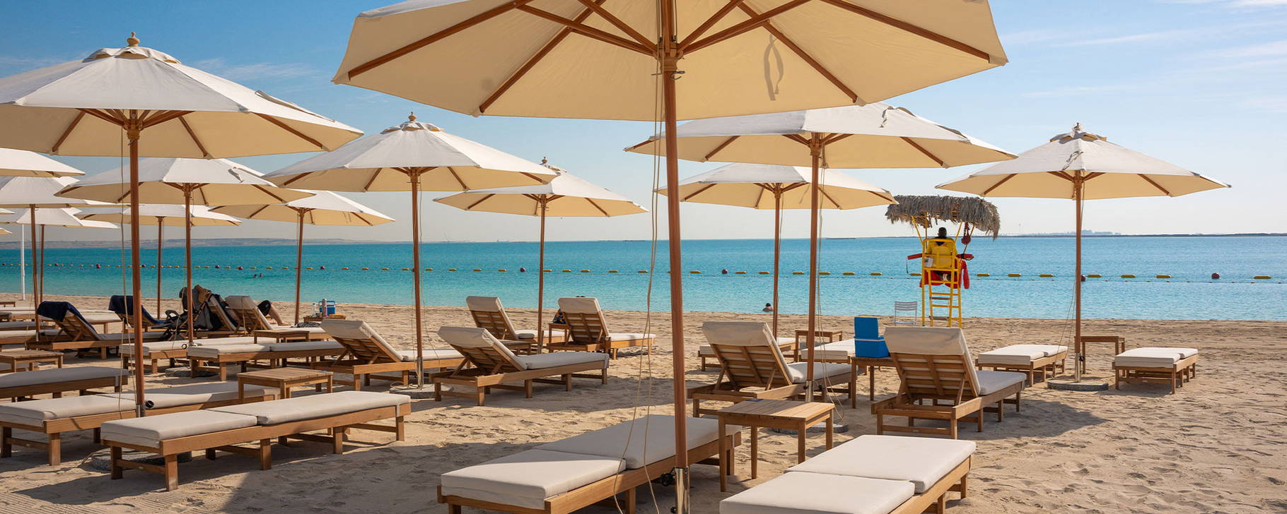 Strand auf auf Hudayriyat Island