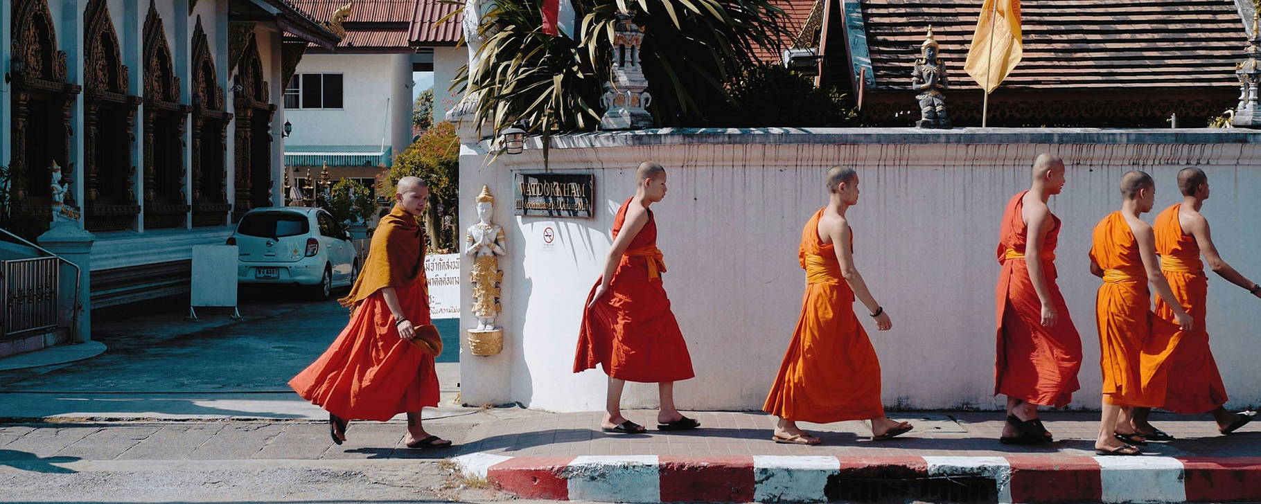 Mönche in Chiang Mai