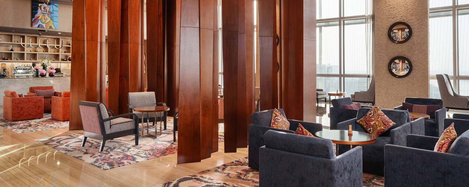 Lobby Lounge - Andaz Capital Gate, Abu Dhabi, by Hyatt