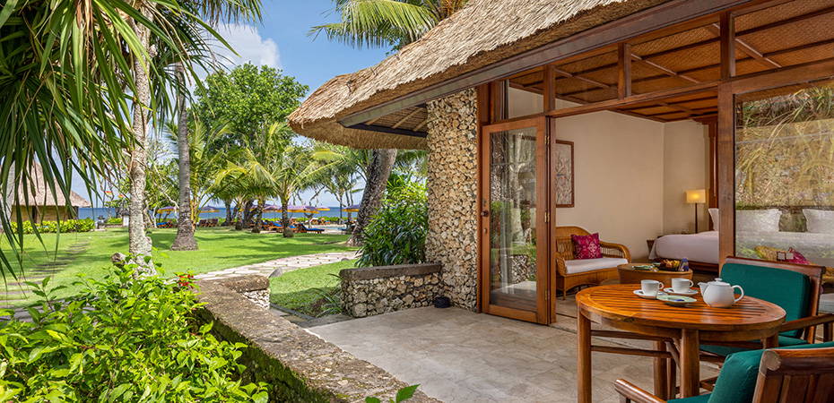 Luxury Lanai Room Partial Ocean View - The Oberoi Beach Resort, Bali