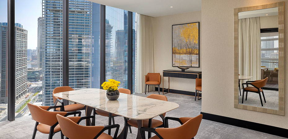 Essbereich - Luxury Suite - Anantara Downtown Dubai Hotel