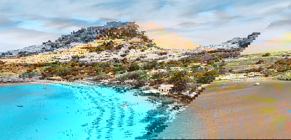 Rhodos Reisetipps - Urlaub in Griechenland, Standurlaub, Lindos Beach, Akropolis