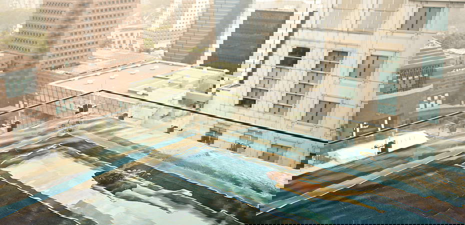 Singapur Hotels - Urlaub, Stopover, COMO Metropolitan Singapore Hotel, Pool, Rooftop