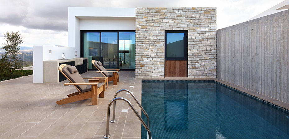 Pool und Außenbereich - Ridge Villa - Minthis Resort