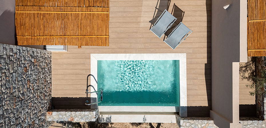 Aegean Pool Junior Suite - Heromylos Resort & Spa