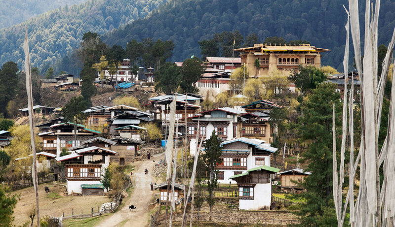Gangtey Village Bhutan