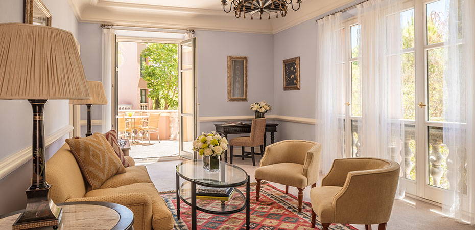 Wohnbereich - Junior Suite with Terrace - Anantara Villa Padierna Palace Benahavís Marbella Resort