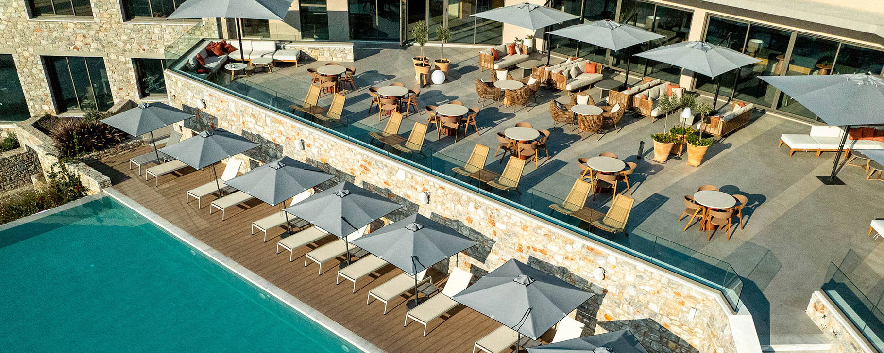 Vino e Vista Poolrestaurant - Heromylos Resort & Spa