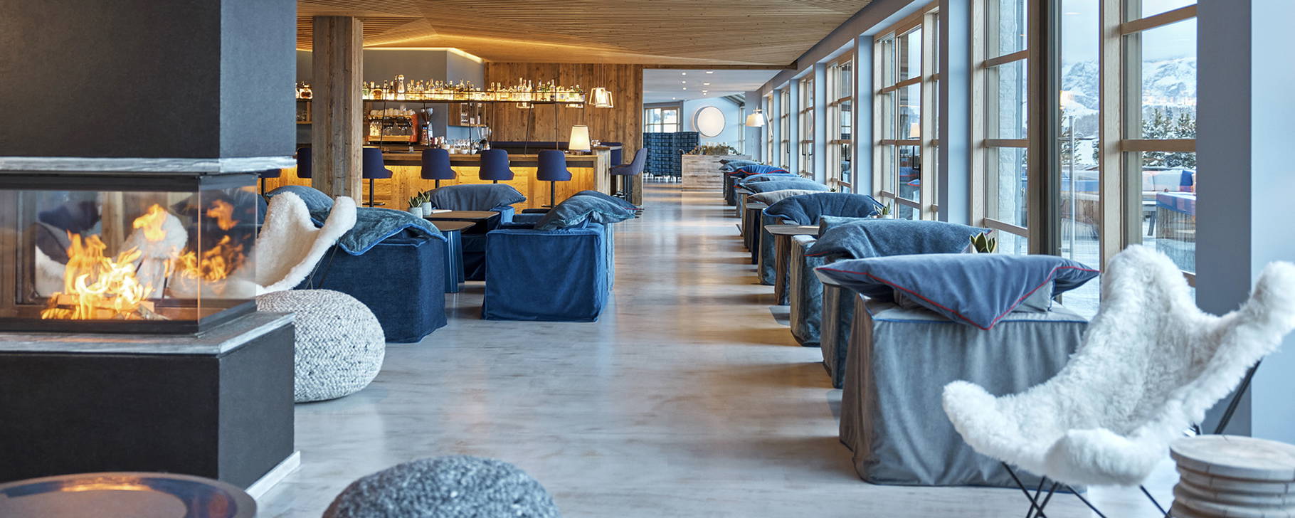 Lobby Lounge - COMO Alpina Dolomites