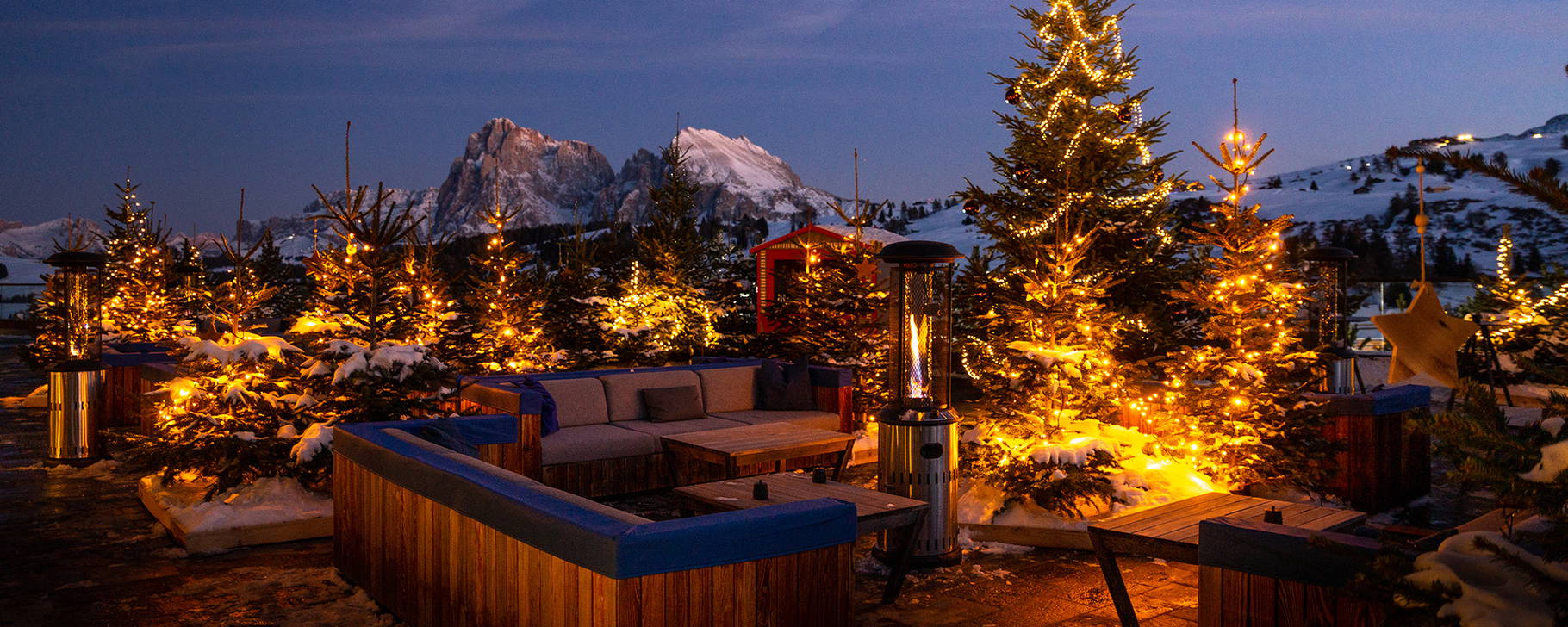Terrasse - COMO Alpina Dolomites