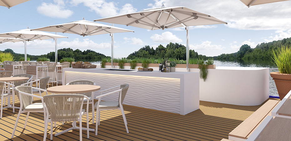 Amadeus Flusskreuzfahrten - Amadeus Aurea, Sun Deck