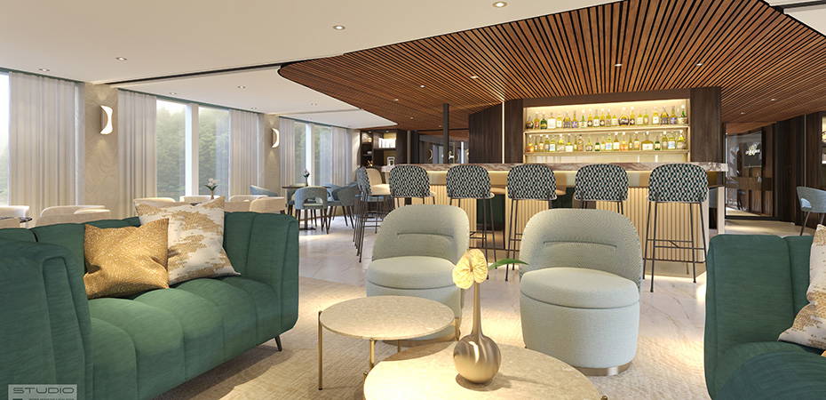 Amadeus Flusskreuzfahrten - Amadeus Mira, Panorama Bar