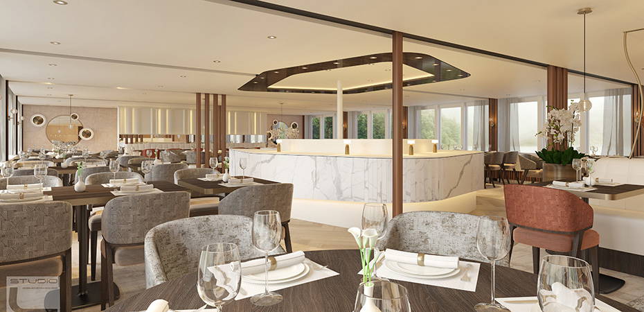 Amadeus Flusskreuzfahrten - Amadeus Mira, Restaurant