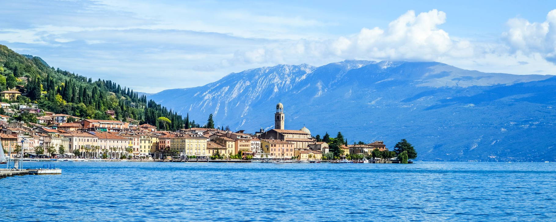 View of the Garda Lake at Salò – Italy