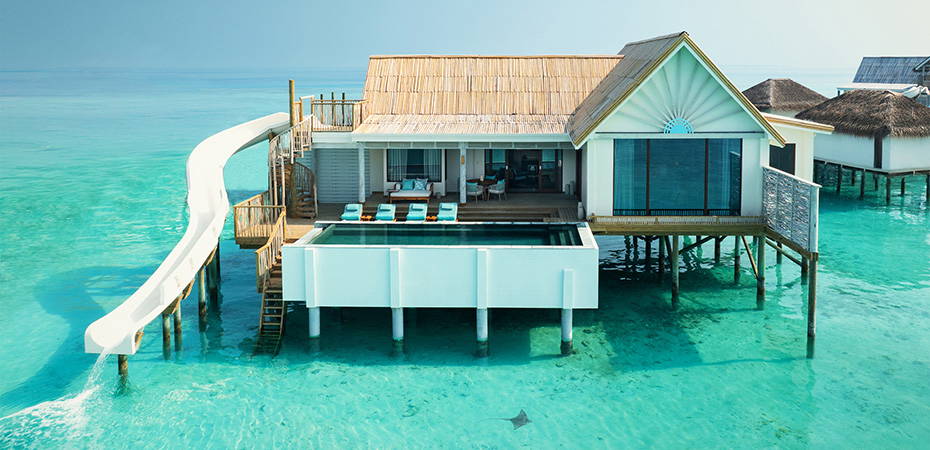 Sunset Water Pool Villa with Slide - 2 Bedroom with Speedboat Transfer - RAH GILI MALDIVES