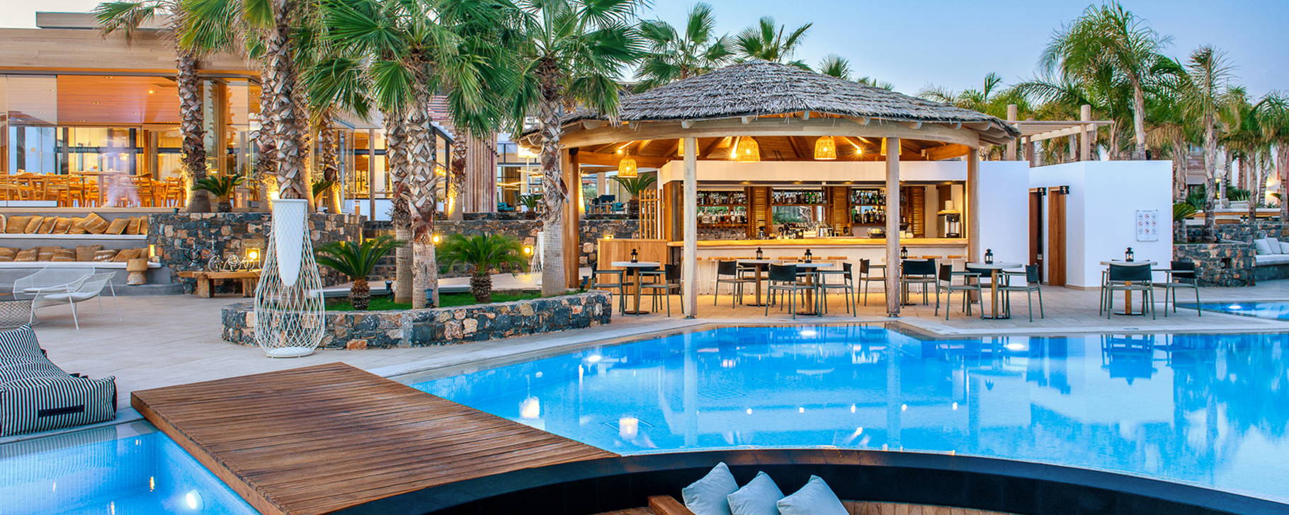 Cabana Pool Bar - Stella Island Luxury Resort & Spa