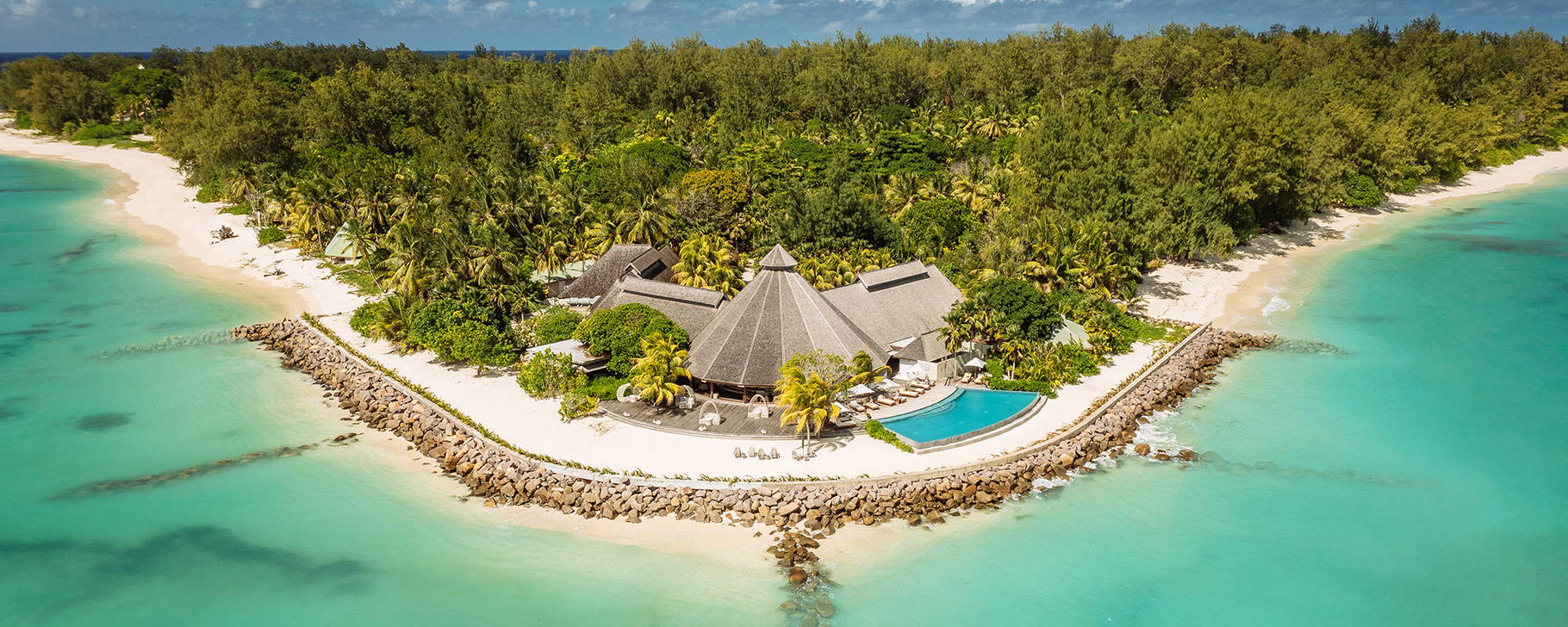 Denis Private Island_Aerial Main Building