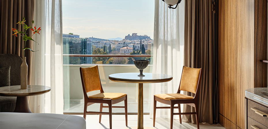 Deluxe Room King Acropolis View with Balcony - Conrad Athens, The Ilisian