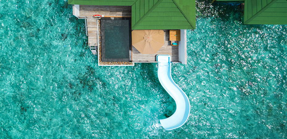 Ocean Villa with Pool + Slide - Siyam World Maldives
