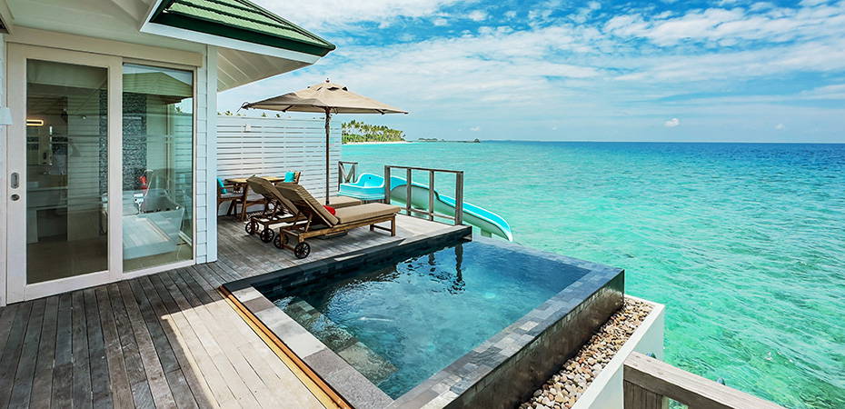 Ocean Villa with Pool + Slide - Siyam World Maldives