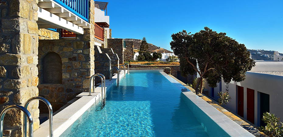 Mykonos Grand Hotel - Swim-up Zimmer in Griechenland