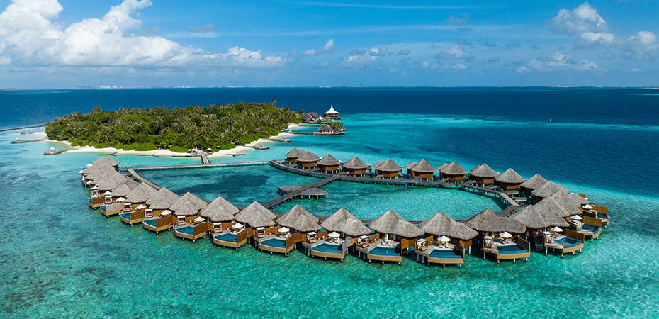 Baros Maldives - Wasserbungalow