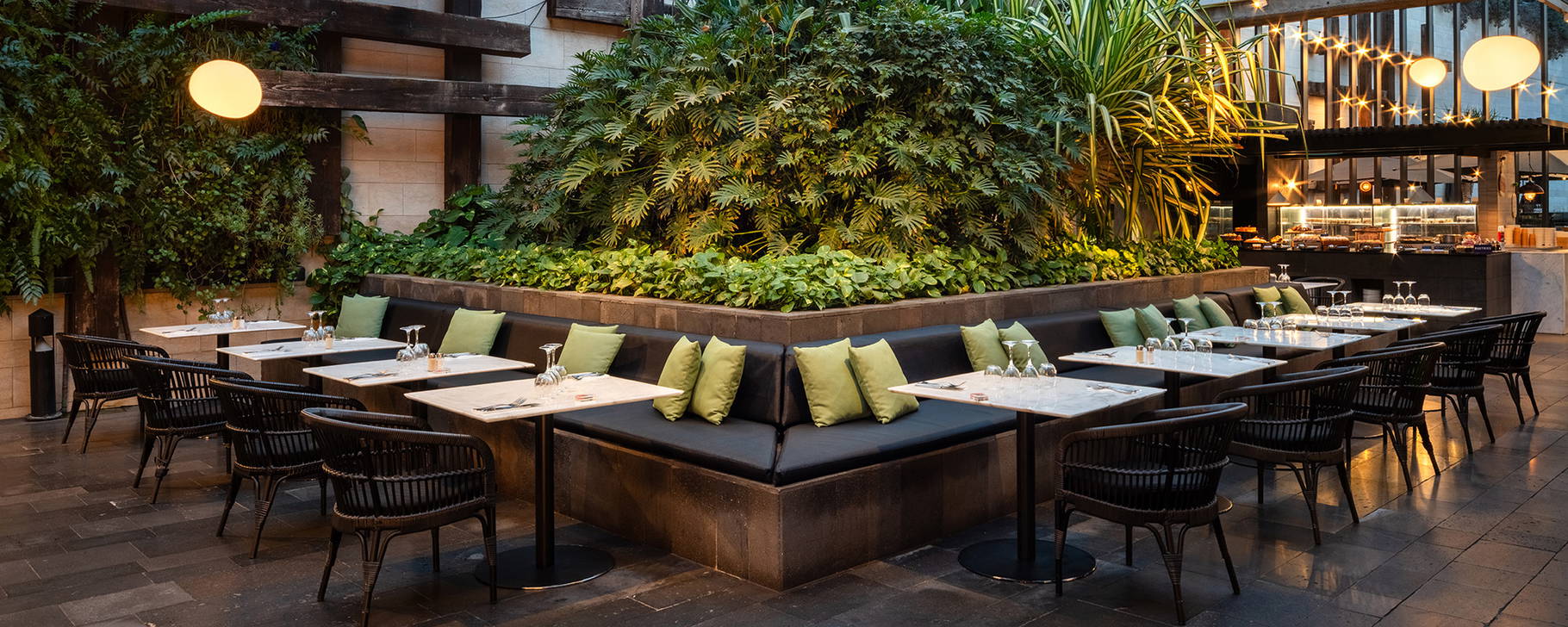 SENS Kitchen Patio Garden - Salobre Hotel Resort & Serenity