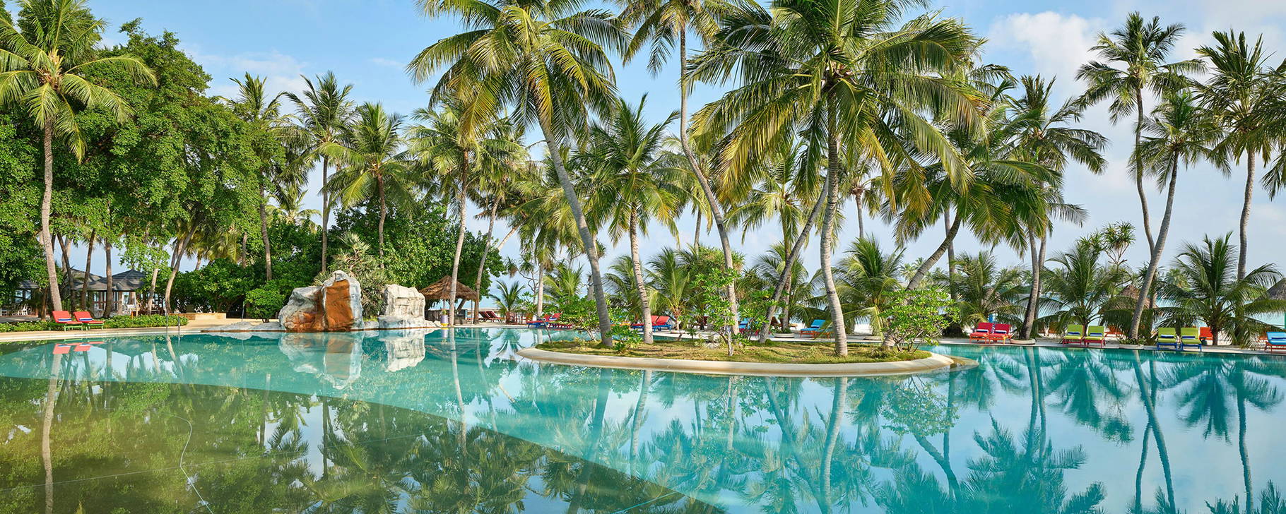 Poolanlage - Villa Park, Sun Island, Maldives