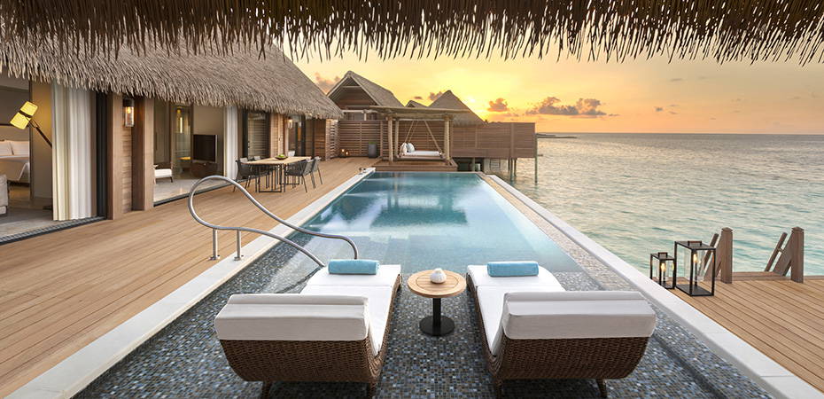 Waldorf Astoria Maldives Ithaafushi - Wasserbungalow
