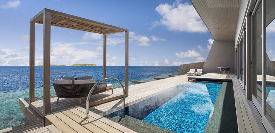 The St. Regis Vommuli Island Resort - Wasservillen auf den Malediven
